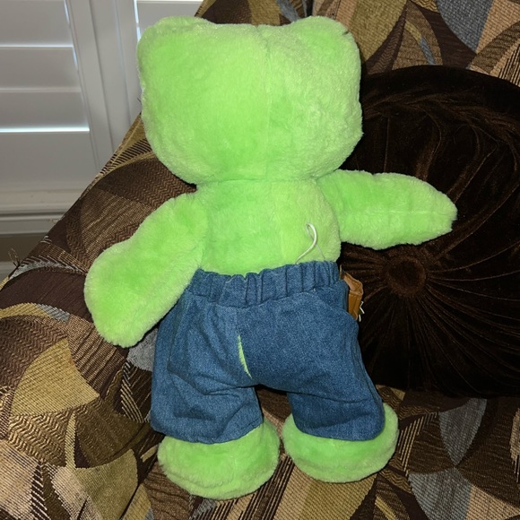 Build A Bear Plush Frog Stuffed Animal Green Spring Froggy BAB - Picture 2 of 2